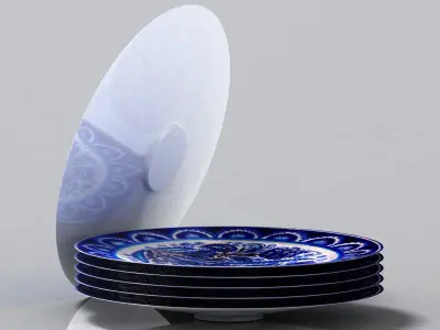 Plate Central Asia 3D model