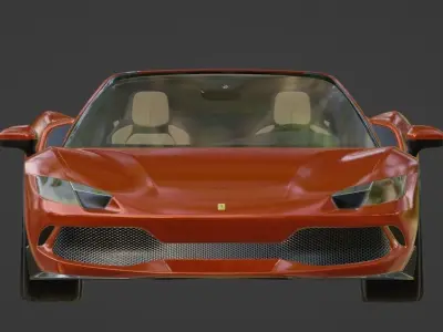 ferrari 296gts 3D model