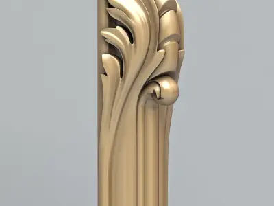 Pillar 001 3D model