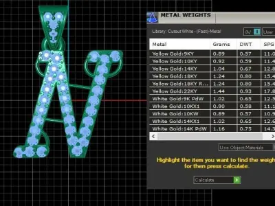 ALPHABET N PENDANT 3D PRINTABLE MODEL 3D print model
