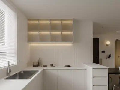 Modern living room dining room interior scenes 500 3D model