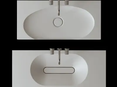 Wash basin sink bathroom 3D model