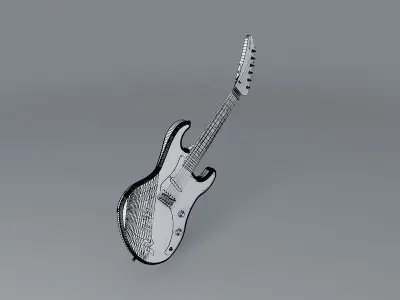 Robin Octave Guitar Free 3D model