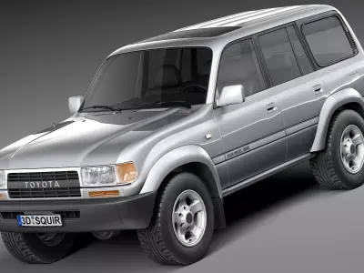 Toyota Land Cruiser J80 1989-1997 3D model