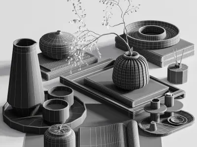 Decorative set11 3D model