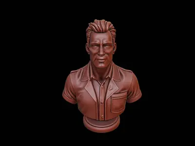 Software Engineer Bust 3D print model