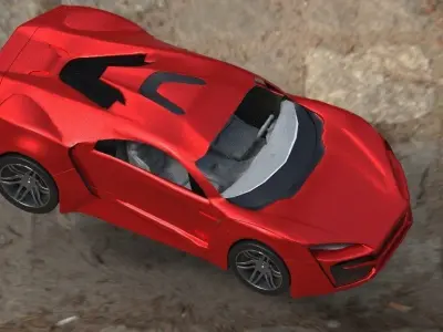 Lykan hypersport custom 3D model