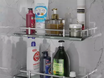 bathroom shelf  Free 3D model