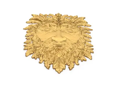 Classic decor  ornament carved 53 3D model