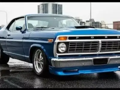 68 Galaxie with truck front end 3D print model