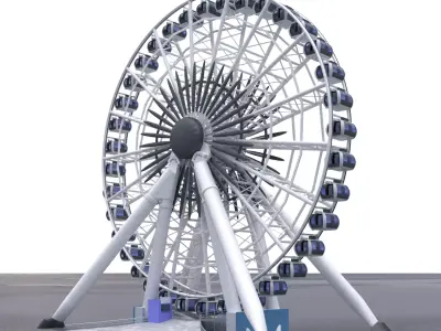 Ferris Wheel 3D model