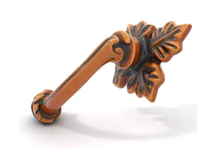 Bronze Leaf Handle model pack Low-poly 3D model