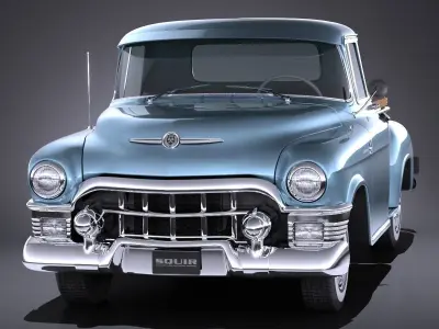 Generic Classic Pickup 1950  3D model