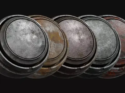 Cast Iron Substance Smart Materials Vol - 1 Texture