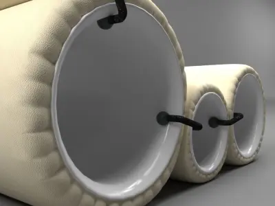 tube chair 3D model