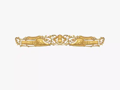 Classic decor ornament 208 3D model