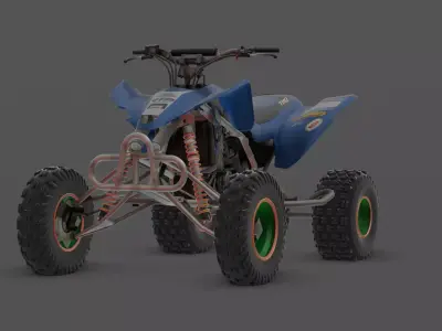 KTM 450 SX Motocross Dirt Bike 3D Model Low-poly 3D model