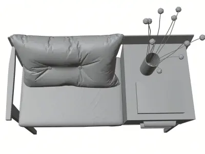 Decorative chair HG2 3D model