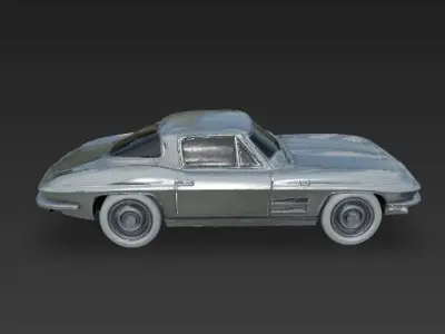 American Icon in 3D Chevrolet Corvette C2 Model 3D print model
