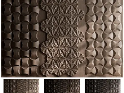 3d Wall Panel 05 3D model