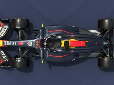 RedBull RB-20 F1 Low-poly 3D model