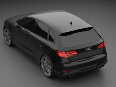 2016 Audi A3 S3 8V 3D model