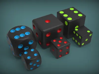 Dices dice 3D model