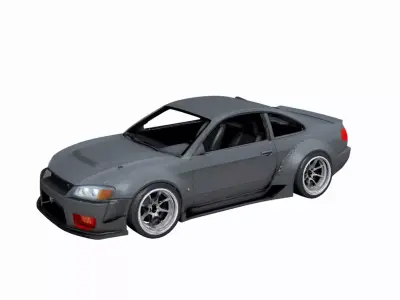 High Performance Urban Sports Car Track Inspired Design 01 3D model
