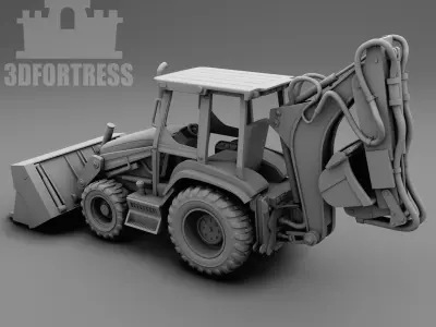 CAT420D 3D print model