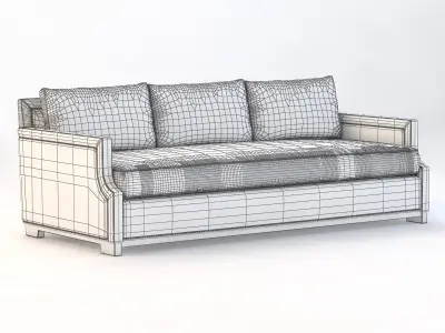 Holly Hunt Georgev Sofa 3D model
