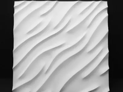 3d panel wave3 3D print model
