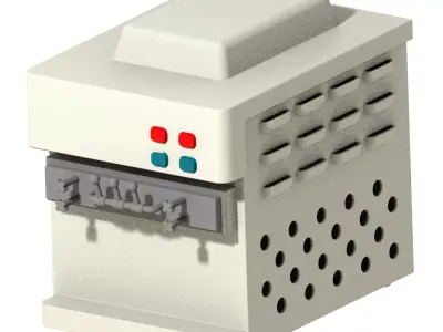 Stylish Icecream Machine 3D print model