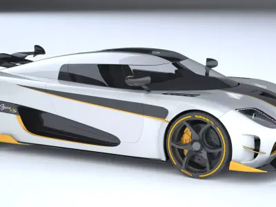 Hybercar Agera RS 3D model