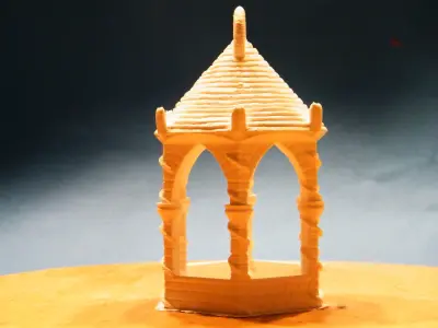 bird kiosk 3D print model