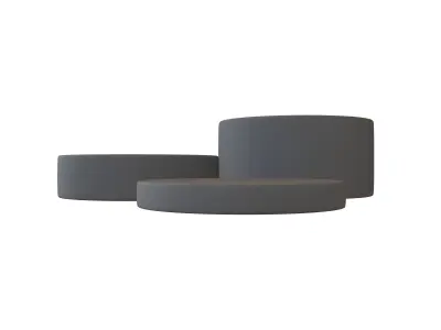 Display Pedestal v1 002 Low-poly 3D model