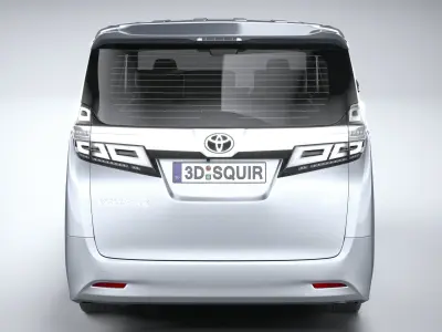 Toyota Vellfire base 2023 3D model