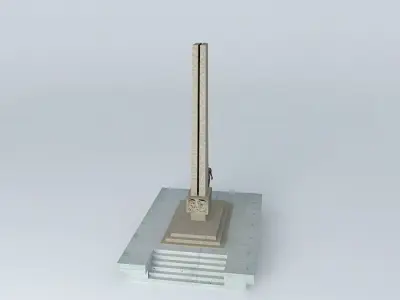 Monument to Labrador Free 3D model