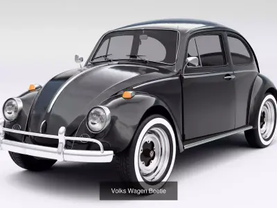 Volkswagen Car Collection 3D Model Pack