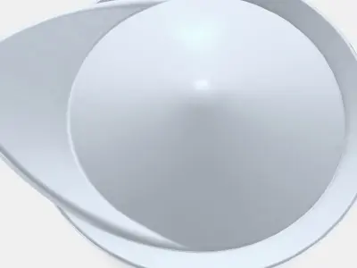 FARGKLAR Oven-serving dish with lid Low-poly 3D model