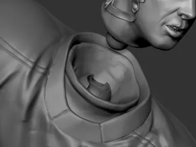 HOCKEY PLAYER FIGURE STL READY FOR 3D PRINTING MOVIE DIORAMA 3D print model