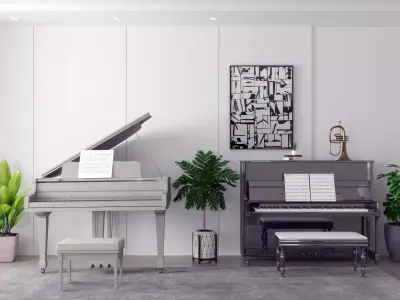 monomer equipment piano decoration Equipment 3D model