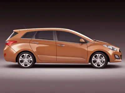 Hyundai i30 Wagon 2013 3D model