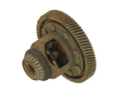 Rusty Gear Raw Scanned 3D model