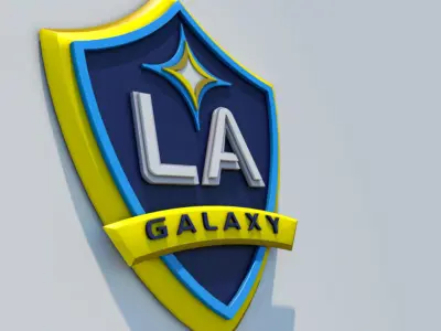 LA Galaxy Crest 3D model