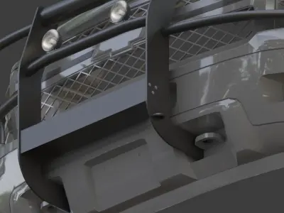 Brush Gaurd 2010 Low-poly 3D model