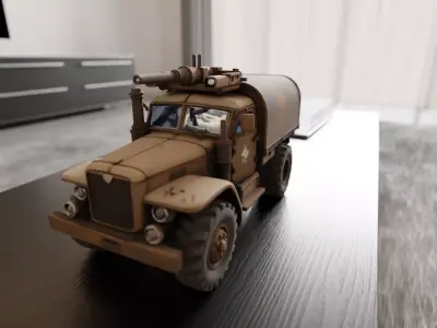 combat truck 3D print model 3D Print Ready