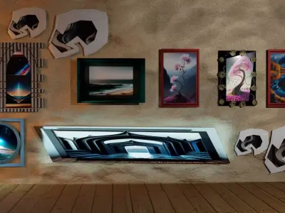 EXCELLENT  WALL FRAMES  Free 3D model