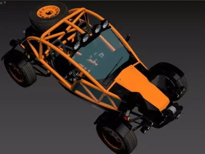 3D model of an off-road vehicle 3D model