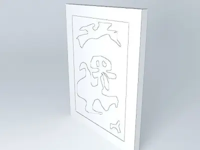 Squidward skelter Free 3D model