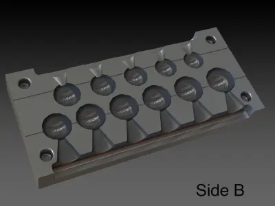 CNC mold Cheburashka excellent system for jig heads predators 3D print model